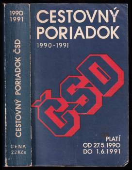 Cestovný poriadok ČSD