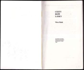Věra Malá: Cesty Boží lásky
