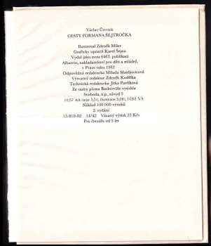 Václav Čtvrtek: Cesty formana Šejtročka