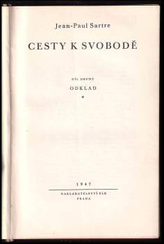 Jean-Paul Sartre: Cesty k svobodě