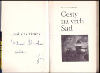 Ladislav Hrubý: Cesty na vrch Sad