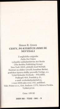 Simon R Green: Cesty, po kterých jsme se nevydali