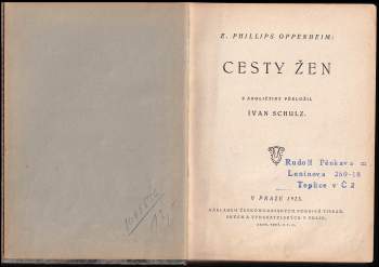 E. Phillips Oppenheim: Cesty žen