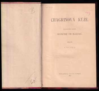 Honoré de Balzac: Chagrinová kůže