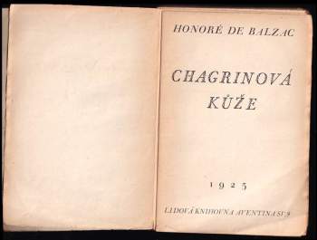 Honoré de Balzac: Chagrinová kůže