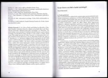 Chaos a řád ve společnosti a v sociologii
