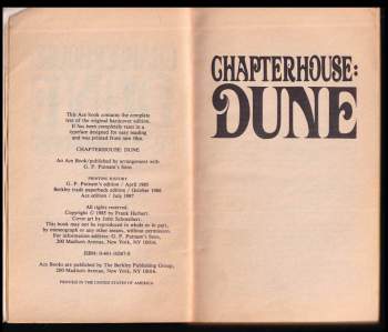 Frank Herbert: Chapterhouse: Dune