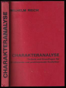 Wilhelm Reich: Charakteranalyse