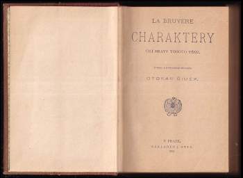 Francois de La Rochefoucauld: Maximy a úvahy morální