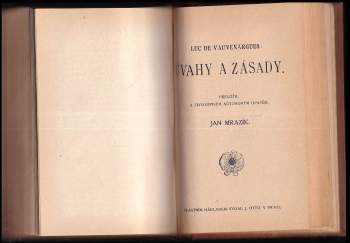 Francois de La Rochefoucauld: Maximy a úvahy morální