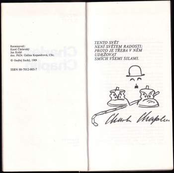 Ondřej Suchý: Charles Chaplin