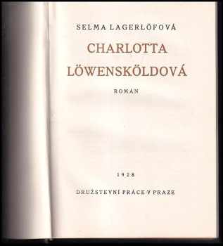 Selma Lagerlöf: Charlotta Löwensköldová