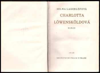 Selma Lagerlöf: Charlotta Löwensköldová