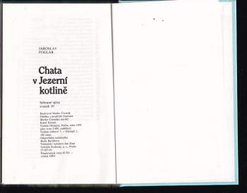 Jaroslav Foglar: Chata v Jezerní kotlině