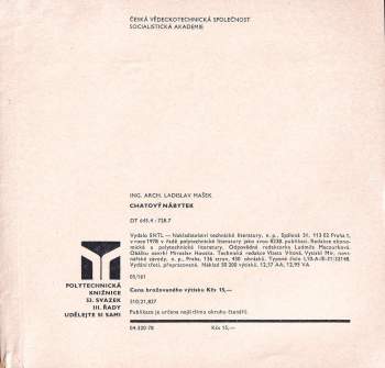 Ladislav Mašek: Chatový nábytek