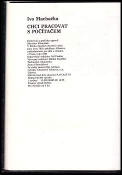 Ivo Machačka: Chci pracovat s počítačem