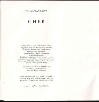 Eva Šamánková: Cheb