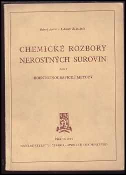 Robert Rotter: Chemické rozbory nerostných surovin