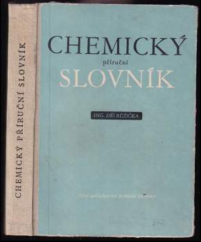 Jiří Růžička: Chemický příruční slovník