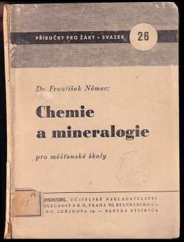 Chemie a mineralogie pro měšťanské školy