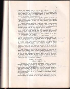 Emil Votoček: Chemie anorganická