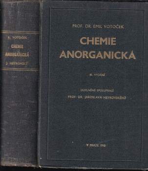 Emil Votoček: Chemie anorganická