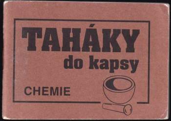 Josef Veselý: Chemie