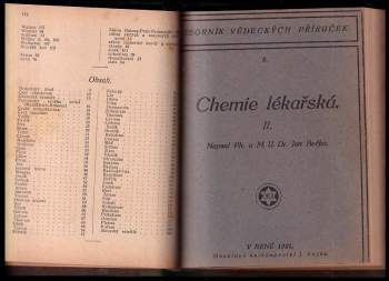 Jan Bečka: Chemie lékařská