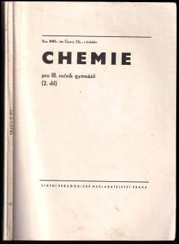 Chemie pro 3. ročník gymnázií