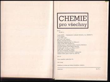 Zdeněk Večeřa: Chemie pro všechny