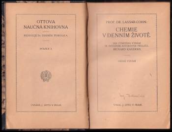 Ernst Lassar Cohn: Chemie v denním životě
