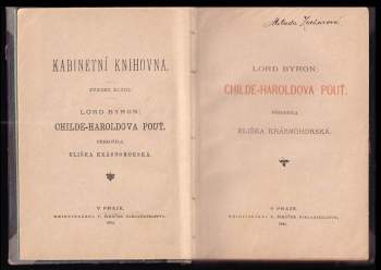 George Gordon Byron: Childe-Haroldova pouť