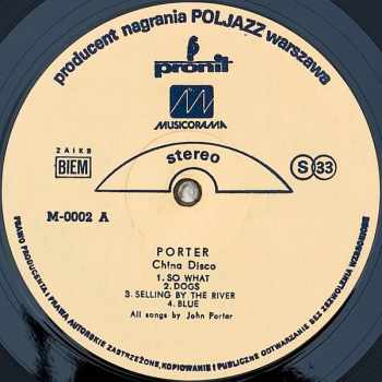 John Porter: China Disco