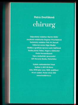 Petra Dvořáková: Chirurg