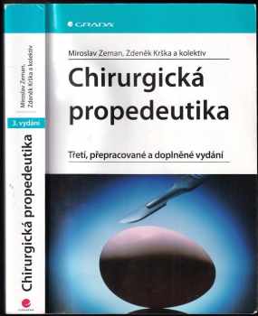 Miroslav Zeman: Chirurgická propedeutika