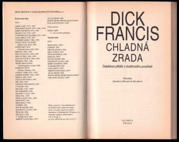 Dick Francis: Chladná zrada