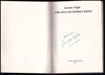 Jaroslav Foglar: Chlapci od Bobrej rieky