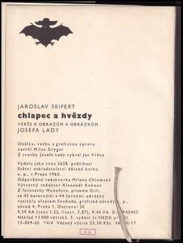 Jaroslav Seifert: Chlapec a hvězdy