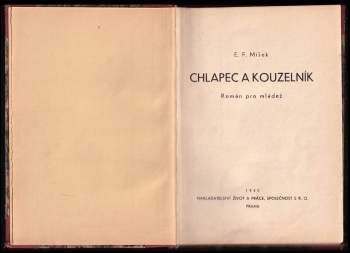 Emil František Míšek: Chlapec a kouzelník