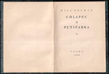 Míla Neuman: Chlapec a Putifarka