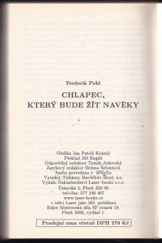 Frederik Pohl: Chlapec, který bude žít navěky
