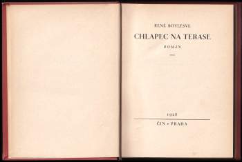 René Boylesve: Chlapec na terase