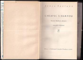 Sonja Špálová: Chlapec s harfou