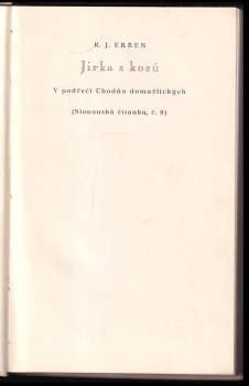 Karel Jaromír Erben: Chodské pohádky