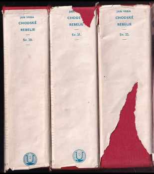 Chodské rebelie - historický román o třech dílech. Díl první-třetí, Starý čert, Mladý ďábel, Kozina - Jan Vrba (1939, Unie) - ID: 525487