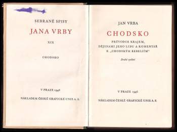 Jan Vrba: Chodsko