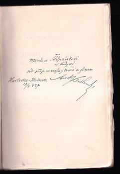 Antonín Klášterský: Chodský písně - Výbor z 1. vyd. z r. 1926