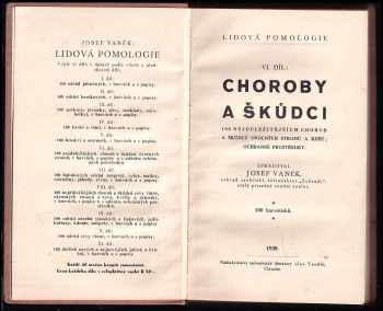 Josef Vaněk: Lidová pomologie