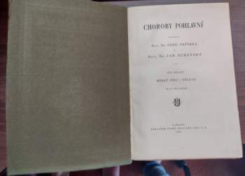 Ferdinand Pečírka: Choroby pohlavní