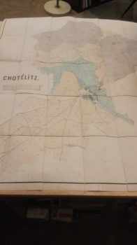 Chotělitz - historická mapa obce Chotělice